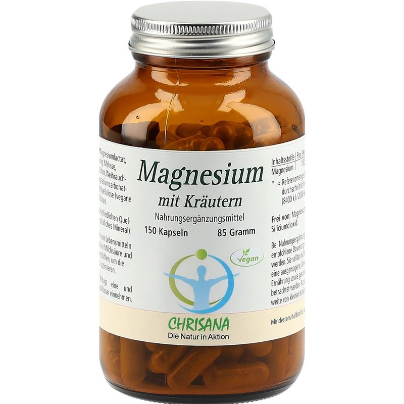 CHRISANA Magnesium mit Kräutern Kaps Ds 150 Stk