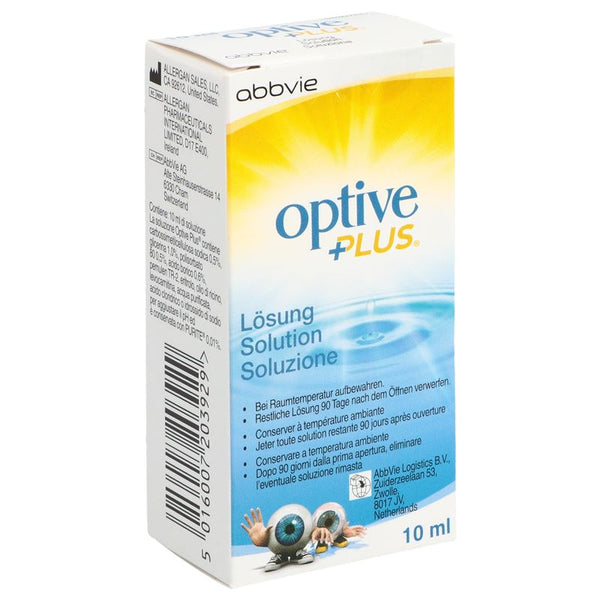 OPTIVE Plus Augen-Pflegetropfen Fl 10 ml