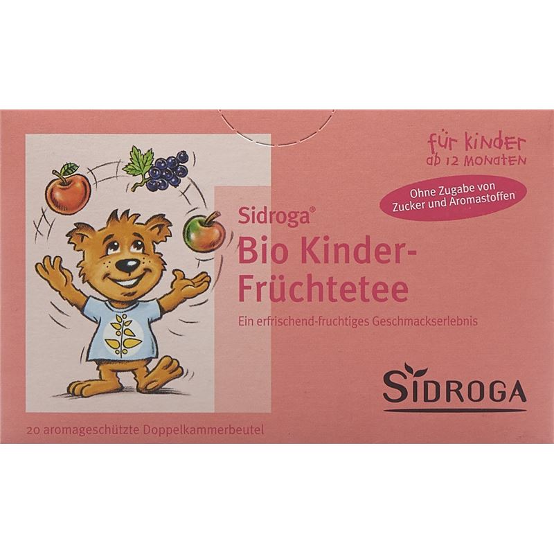 SIDROGA Bio Kinder Früchtetee 20 Btl 1.5 g