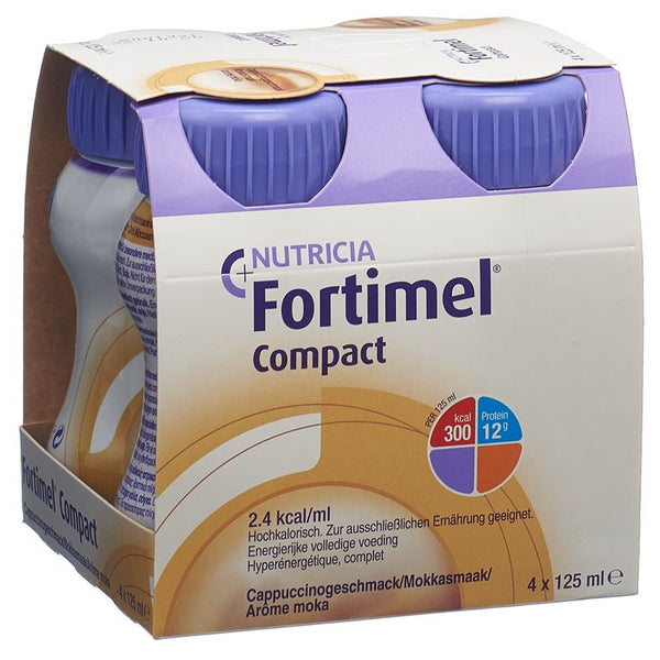 FORTIMEL Compact 2.4 kcal Cappuccino 4 Fl 125 ml