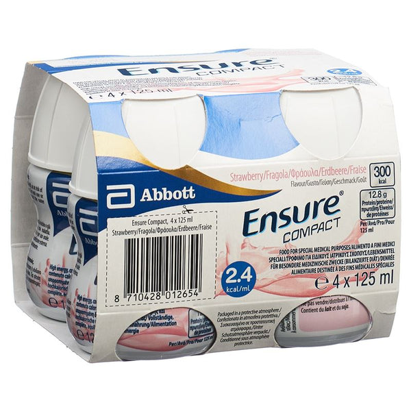 ENSURE Compact Erdbeer 4 x 125 ml