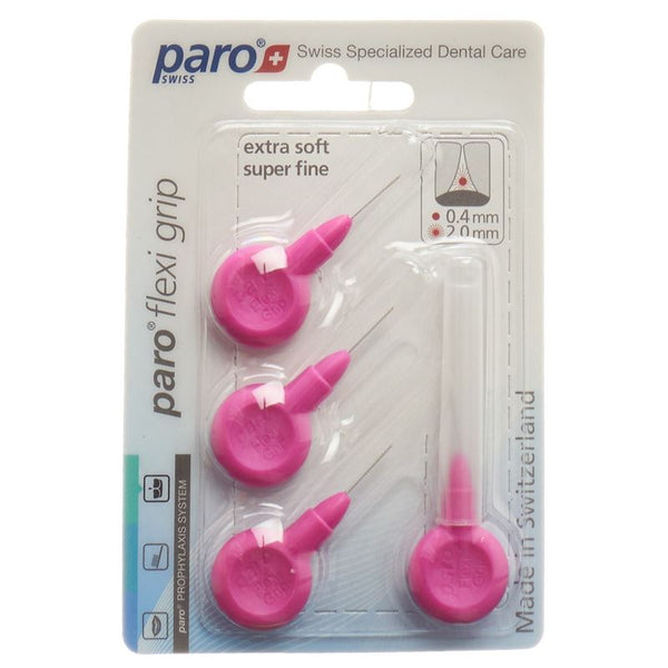 PARO Flexi Grip 2mm superfine pink zylindr 4 Stk