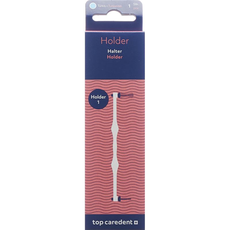 TOP CAREDENT Holder 1 Halter Interdental L türkis