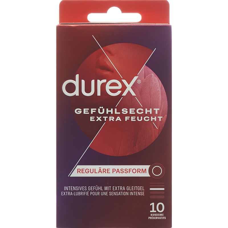 DUREX Gefühlsecht Präservativ extra feucht 10 Stk