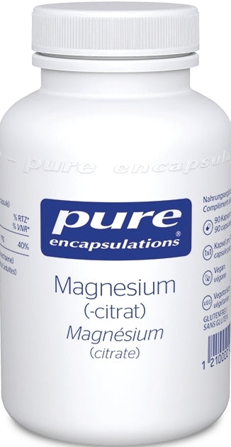 PURE Magnesiumcitrat Kaps Ds 90 Stk