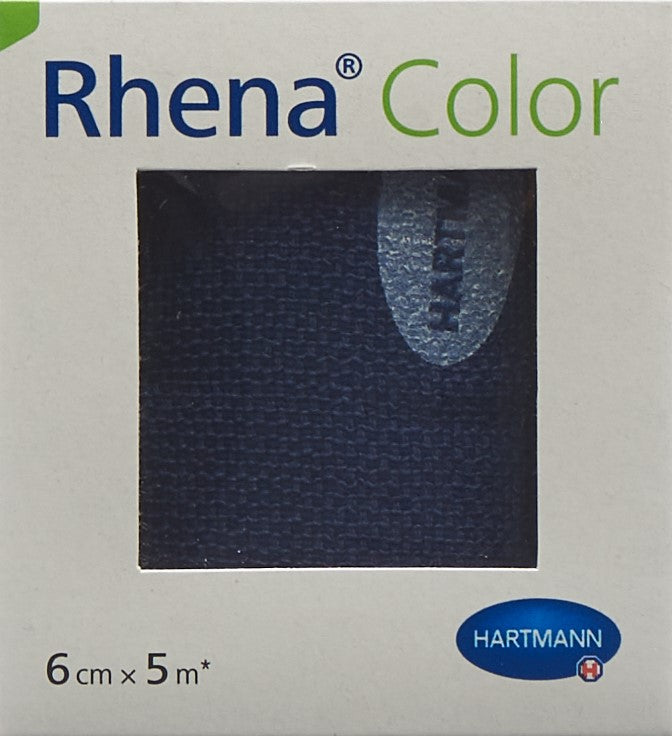 RHENA Color Elastische Binden 6cmx5m blau