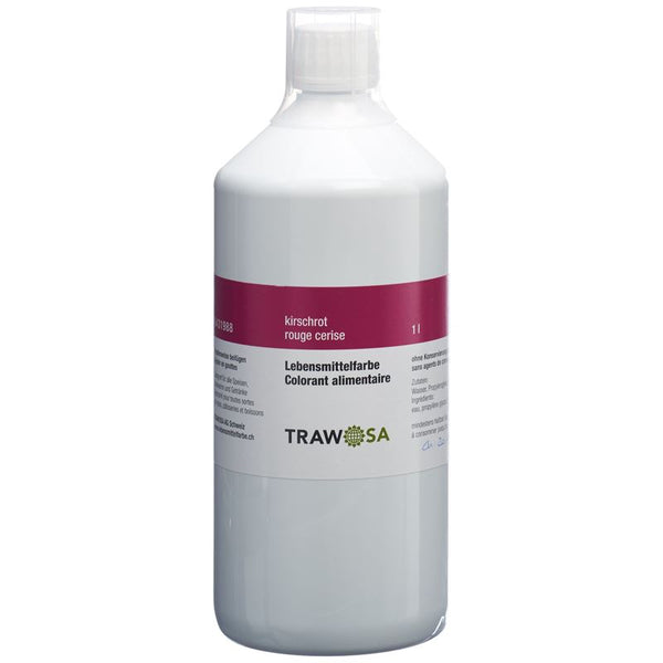 TRAWOSA Lebensmittelfarbstoff kirschrot 1000 ml