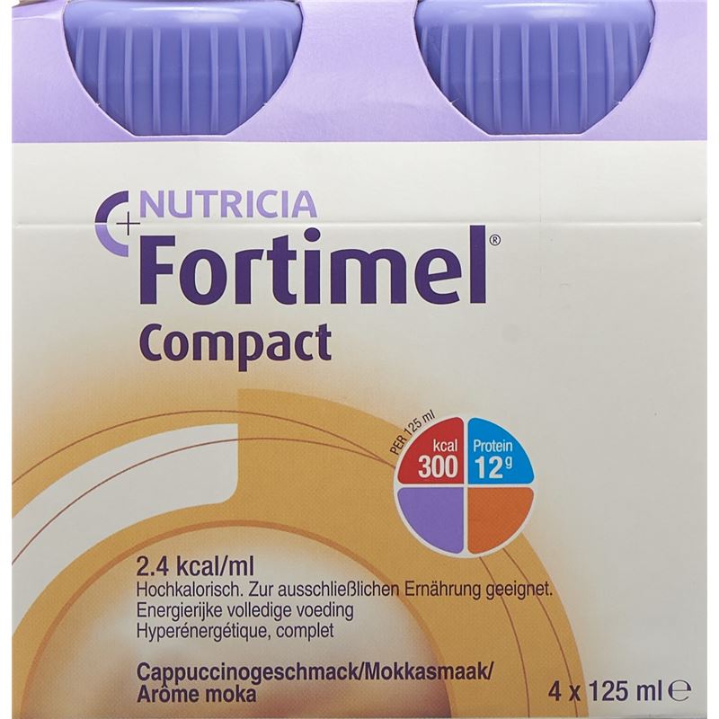 FORTIMEL Compact 2.4 kcal Cappuccino 4 Fl 125 ml