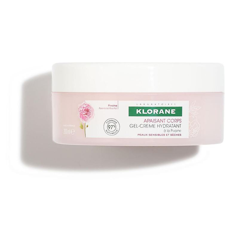 KLORANE Pfingstrosen Gel-Creme feuchtig Bio 200 ml