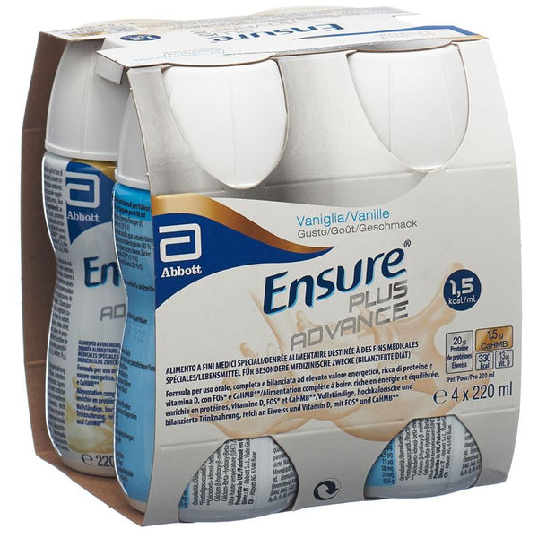 ENSURE Plus Advance Vanille 4 x 220 ml