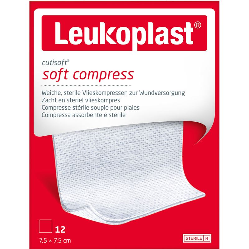 LEUKOPLAST Cutisoft 7.5x7.5cm 12 Stk