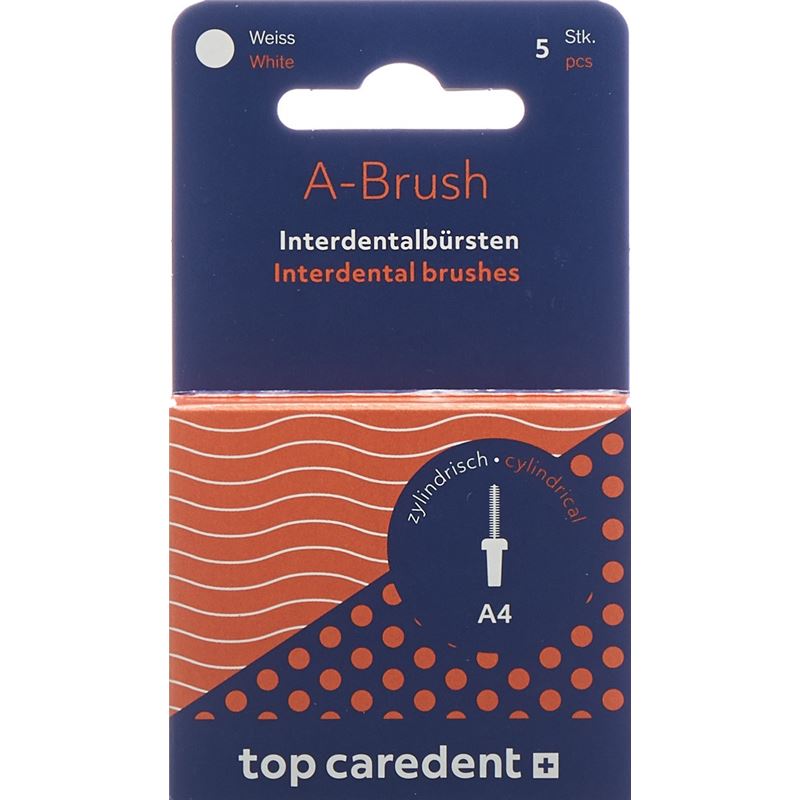 TOP CAREDENT A4 IDBH-W Interd Bürste weiss 5 Stk