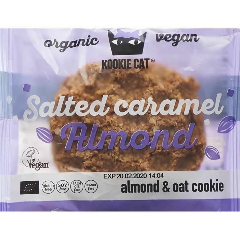 KOOKIE CAT Salted Caramel Almond Cookie 50 g