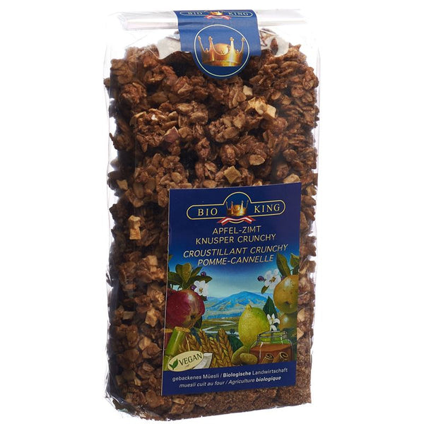 BIOKING Knusper Crunchy Apfel Zimt 375 g