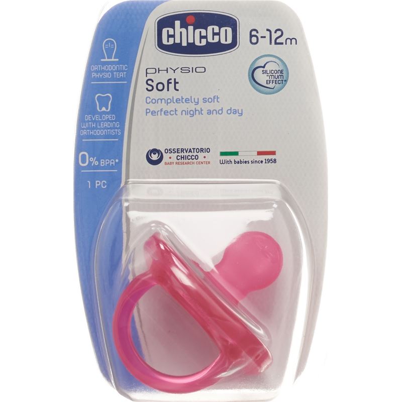 CHICCO Phys Beruh Sauger GOMMO PI me Si 6-16m DF