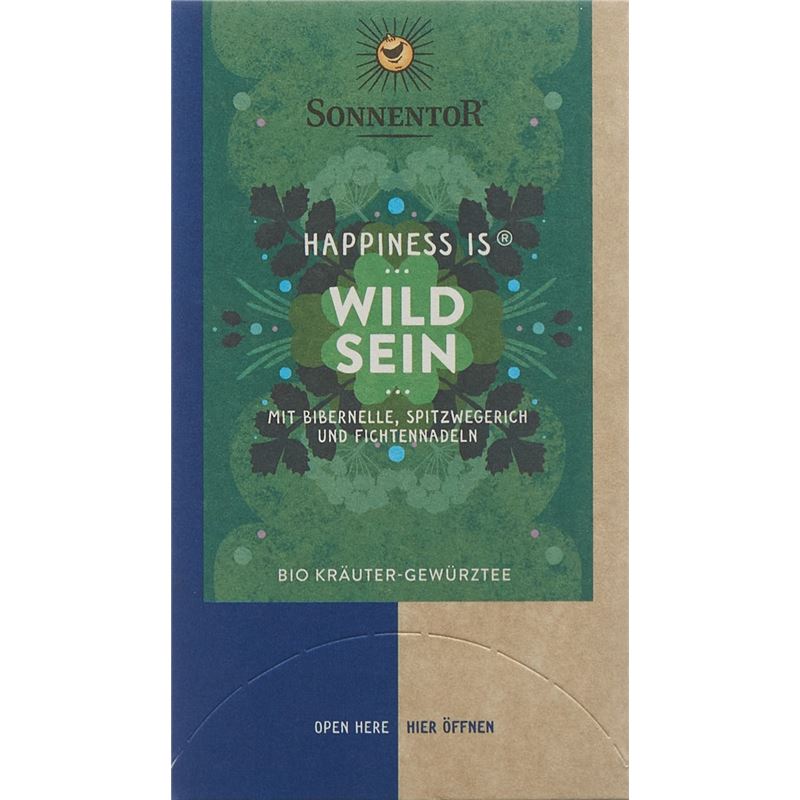 SONNENTOR Happiness is Wild sein Tee BIO 18 Stk