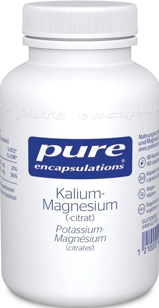 PURE Kalium-Magnesium Kaps Ds 90 Stk