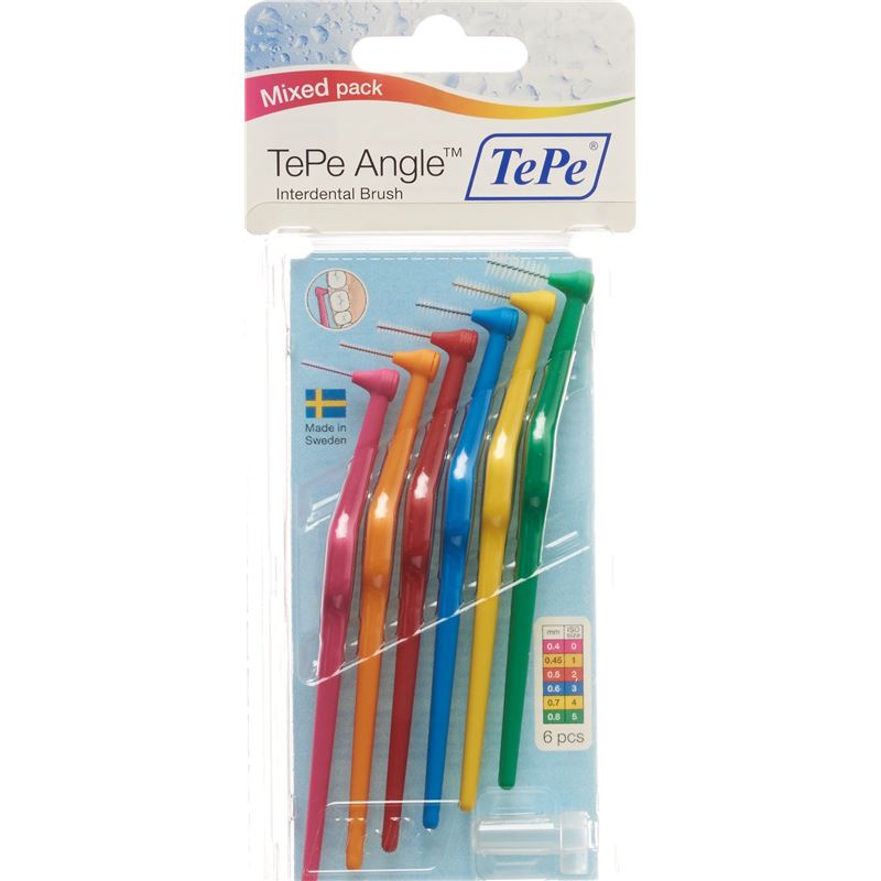 TEPE Angle Interdental-Brush assortiert 6 Stk