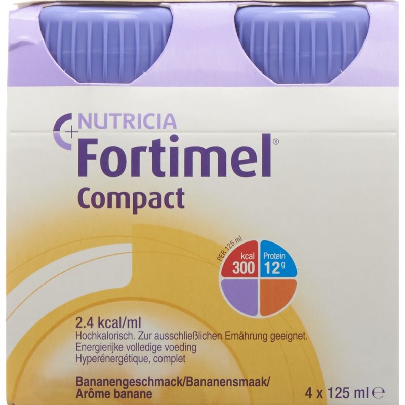 FORTIMEL Compact 2.4 kcal Banane 4 Fl 125 ml