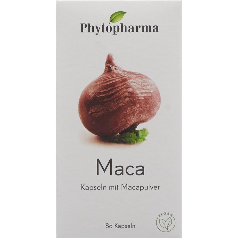 PHYTOPHARMA Maca Kaps 409 mg pflanzlich 80 Stk