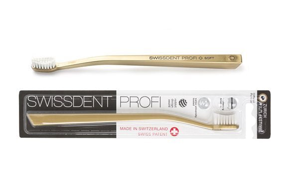 SWISSDENT Whitening Zahnbürste gold