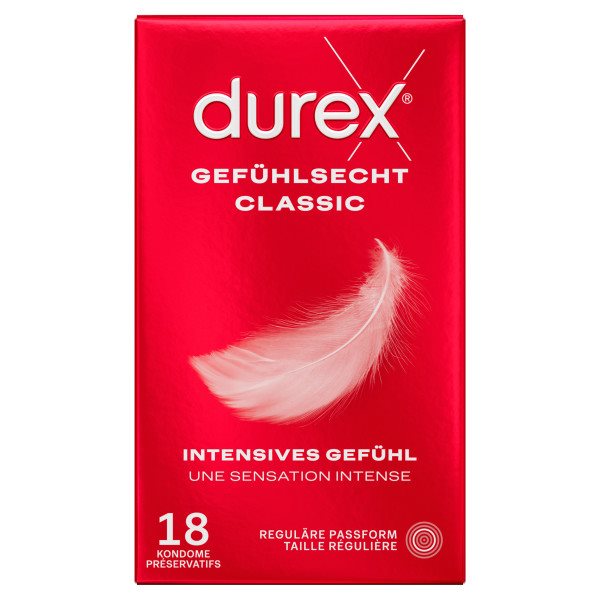 DUREX Gefühlsecht Classic Präservativ 18 Stk