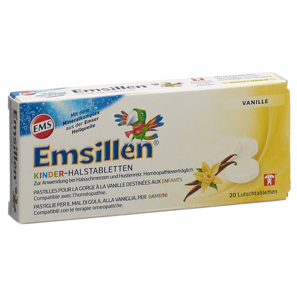 EMSILLEN Kinder-Halstabletten mit Vanille 20 Stk