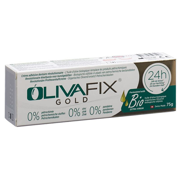 OLIVAFIX Gold Zahnprothesenhaftcreme Tb 75 g