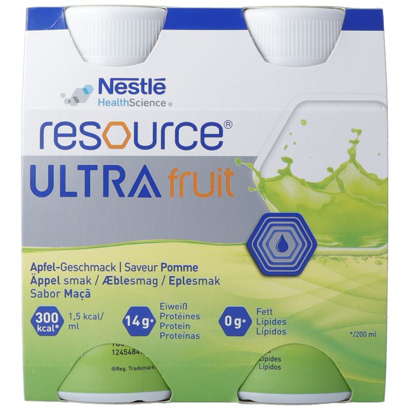 RESOURCE Ultra Fruit Apfel 4 Fl 200 ml