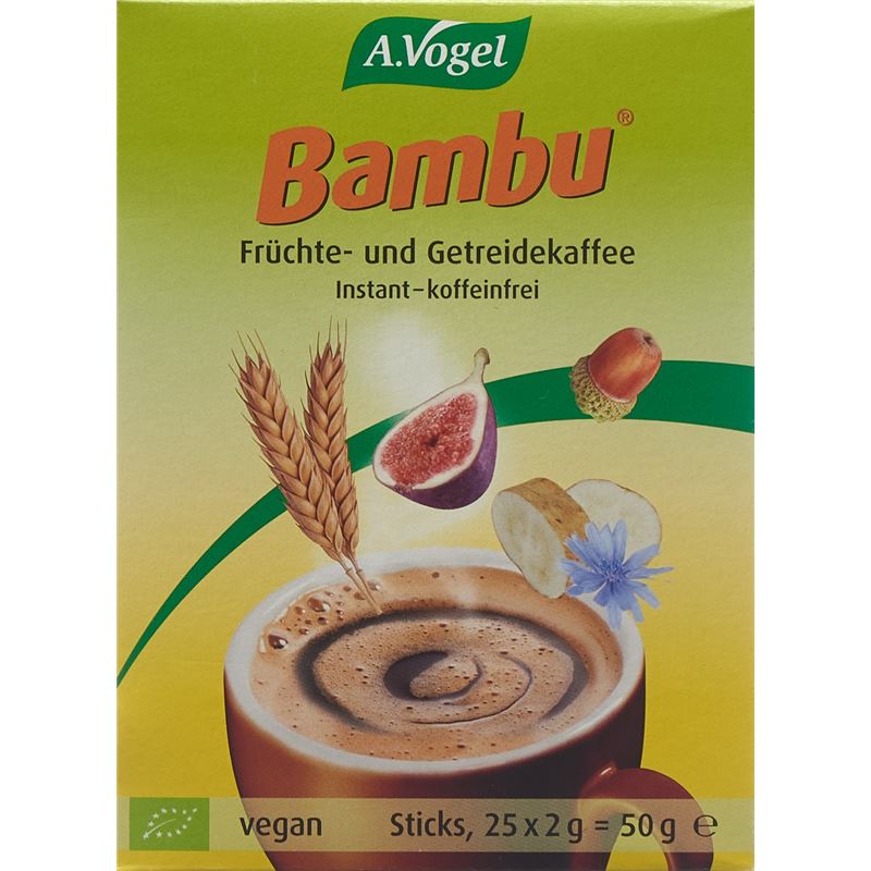 VOGEL Bambu Früchtekaffee instant 25 Stick 2 g