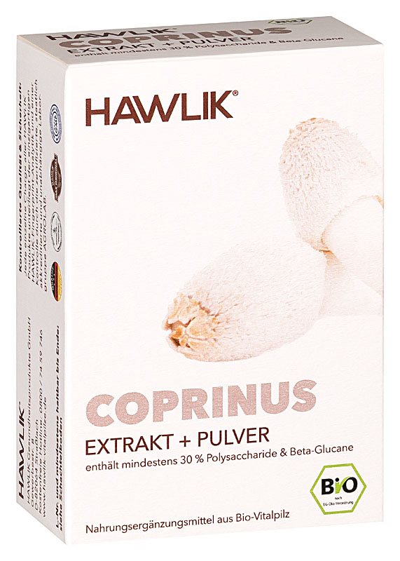 HAWLIK Coprinus Extrakt und Pulver Kaps 60 Stk