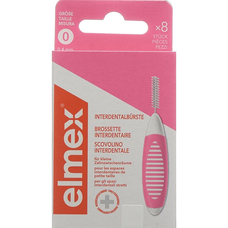 ELMEX Interdentalbürsten 0.4mm pink 8 Stk