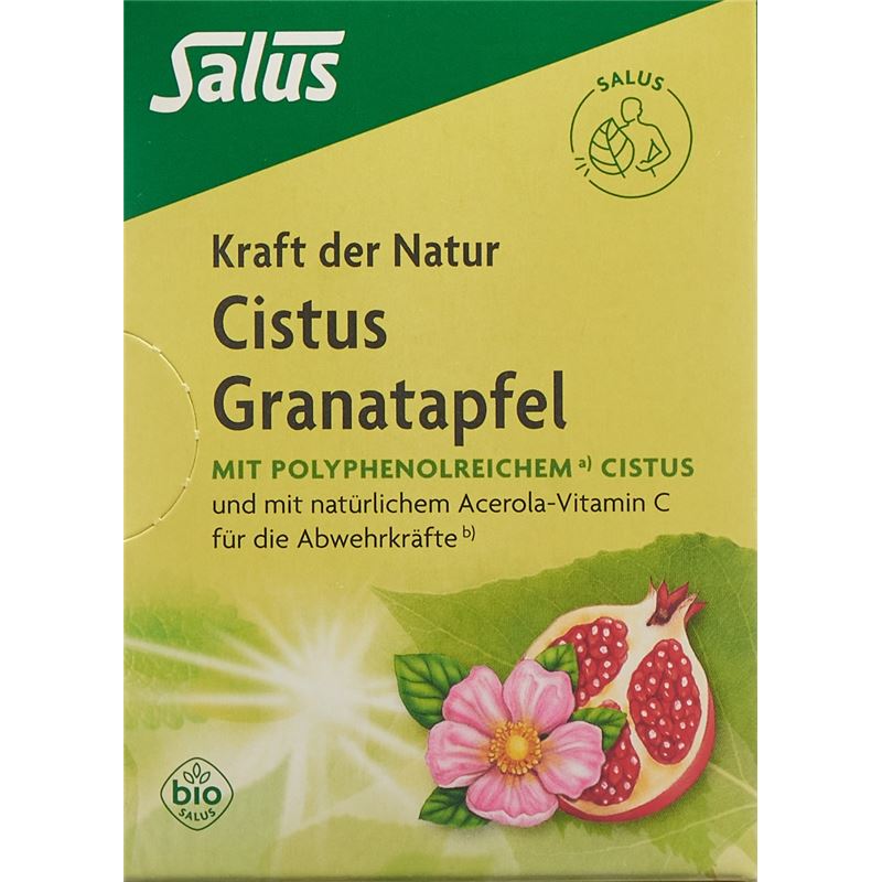 SALUS Tee Cistus Granatapfel Bio Btl 15 Stk