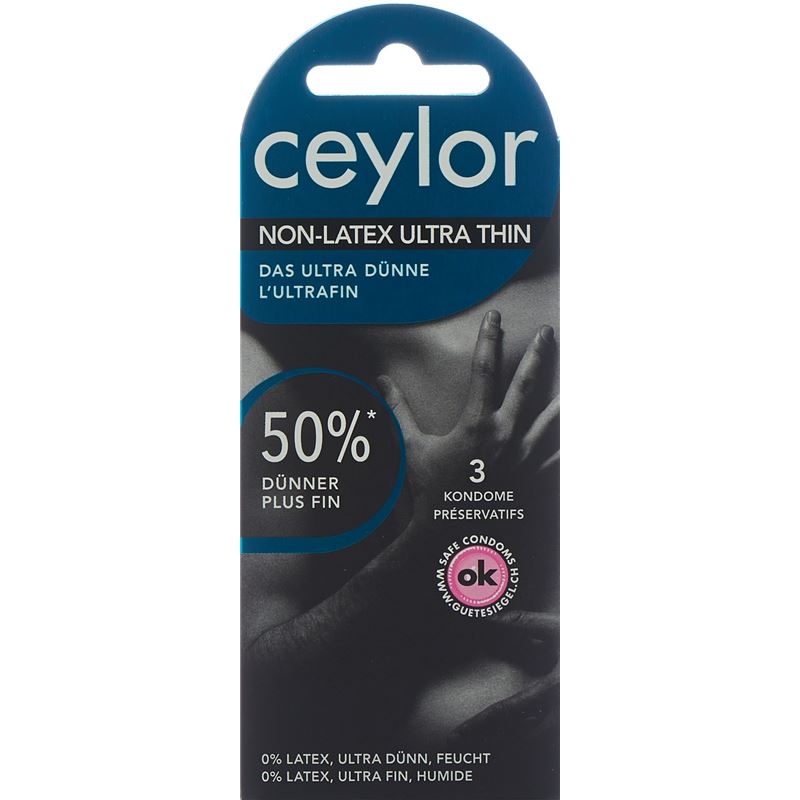 CEYLOR Non Latex Präservativ Ultra Thin 3 Stk