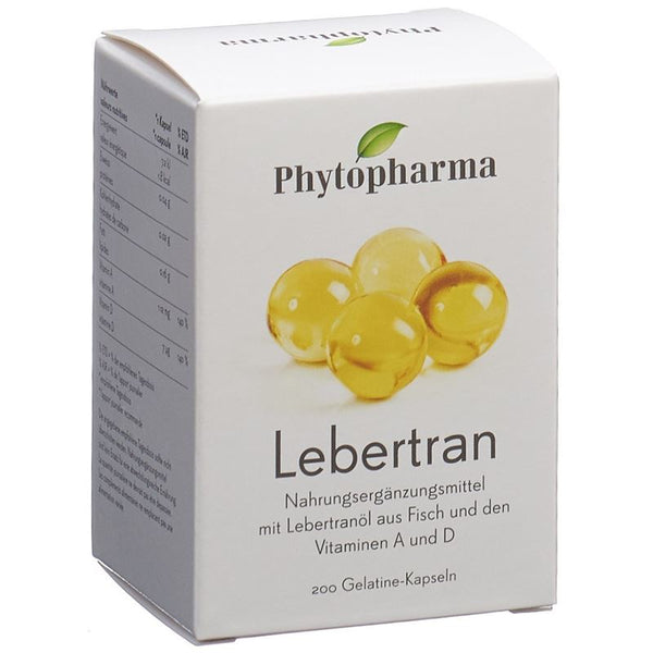 PHYTOPHARMA Lebertranöl Kaps 200 Stk