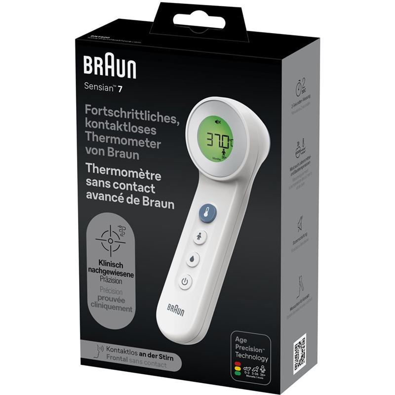 BRAUN Thermometer No touch+forehead Age Pre BNT400