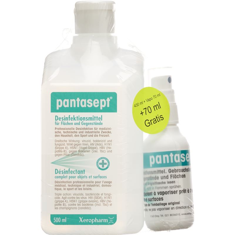 PANTASEPT Desinfektion Lös Set 430 + 70ml