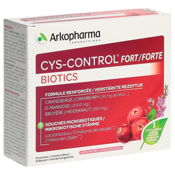 CYS-CONTROL Forte Biotics Btl 15 Stk