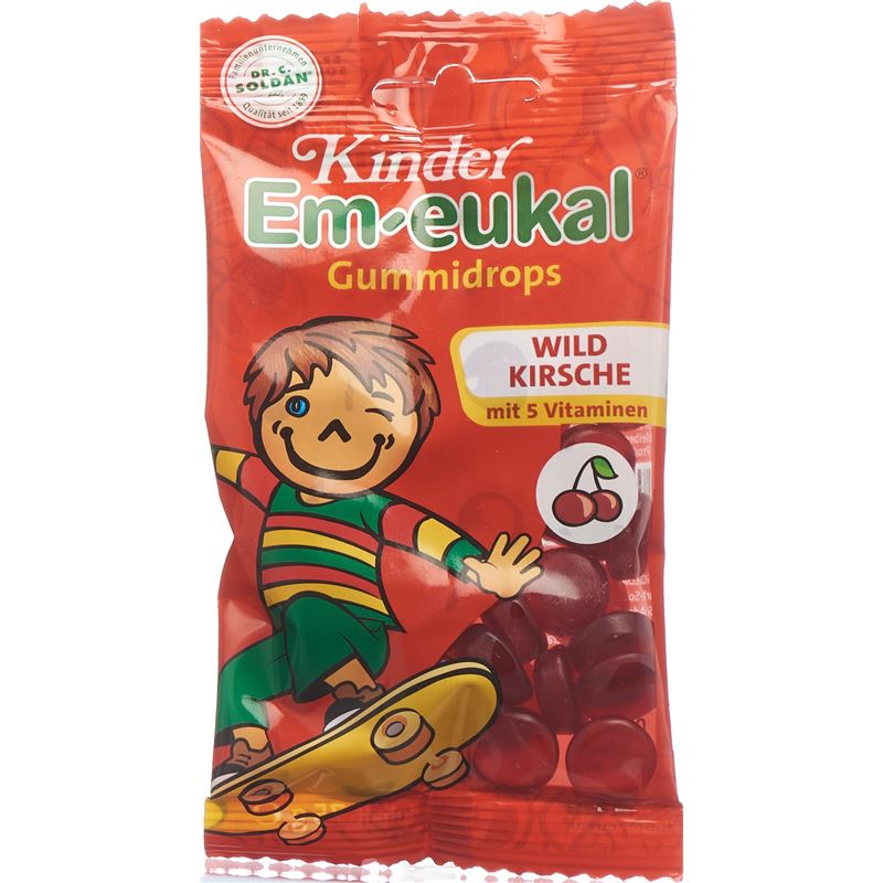 SOLDAN EM-EUKAL Kids Gumdrops Wildkirsche 75 g