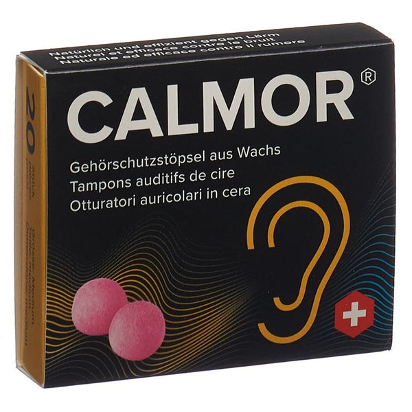 CALMOR Gehörschutzstöpsel Wachs 20 Stk