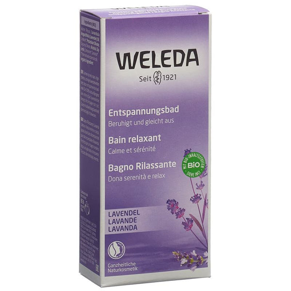 WELEDA Entspannungsbad Lavendel Glasfl 200 ml