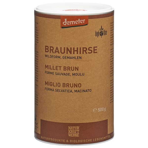 NATURKRAFTWERKE Braunhirse gemahlen Demeter 500 g