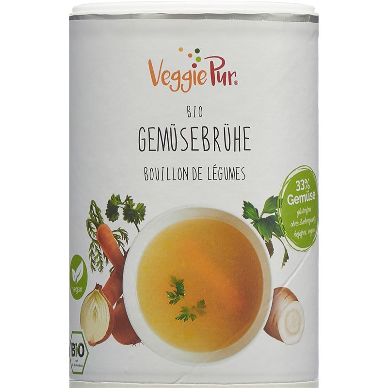 VEGGIEPUR Gemüse-Brühe/Bouillon Bio Ds 200 g