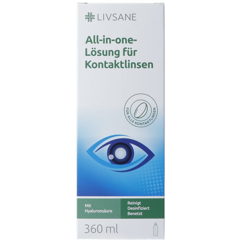 LIVSANE All-in-one-Lösung f Kontaktlinsen 360 ml
