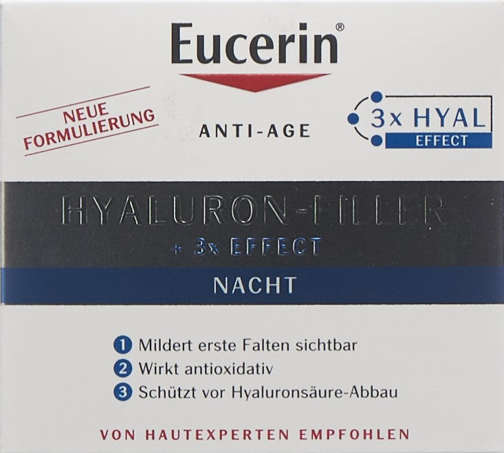 EUCERIN HYALURON-FILL Nachtpfl Topf 50 ml