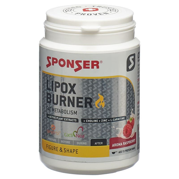 SPONSER Lipox Burner Plv Raspberry Ds 110 g