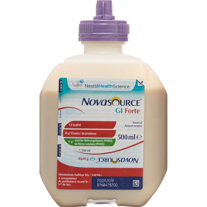 NOVASOURCE GI forte Neutral SmartFl 500 ml