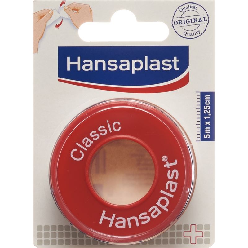 HANSAPLAST Classic Heftpflaster 5mx1.25cm