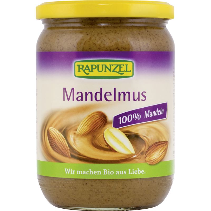 RAPUNZEL Mandelmus braun Bio Glas 500 g