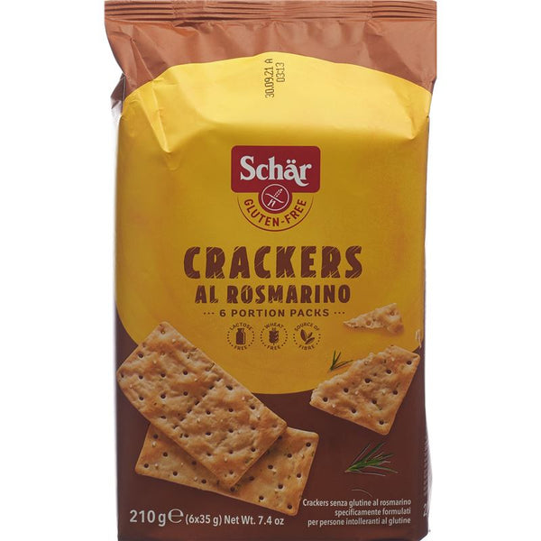 SCHÄR Crackers al rosmarino glutenfrei 210 g